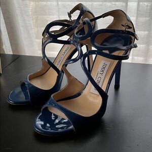 Blue Jimmy Choo Heels